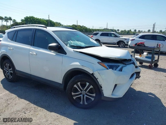 2017 Toyota RAV4 LE with VIN JTMZFREV7HJ143483, listed as a IAAI auction lot 41804683 with 129,319 mi miles. Bid and sale history available at carsss.com. Image 1.