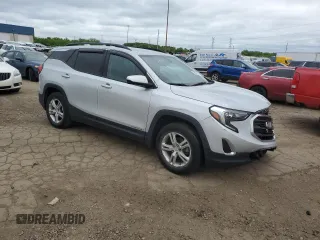 2019 GMC Terrain SLE with VIN 3GKALTEV2KL309979, listed as a Copart auction lot 58098935 with 61,783 mi miles and Clean title. Bid and sale history available at DreamBid. Image 4.