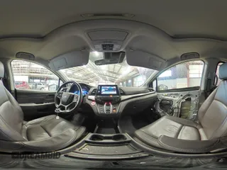 2018 Honda Odyssey EX-L with VIN 5FNRL6H79JB054306, listed as a Copart auction lot 49674955 with 92,157 mi miles and Salvage Title. Bid and sale history available at carsss.com. Image 14.