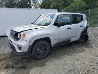 2021 Jeep Renegade Upland z VIN ZACNJDAB7MPN21479, wystawiony jako Copart lot #61556953 z przebiegiem Nie podano mil oraz Czysty tytuł • Clean title. Historia ofert i sprzedaży dostępna na DreamBid. Obrazek 1.
