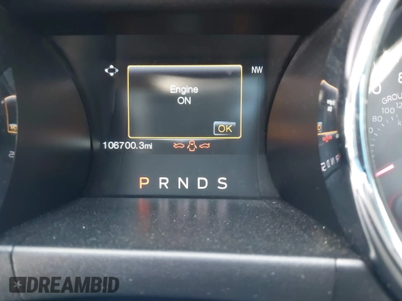 2015 Ford Mustang V6 with VIN 1FA6P8AM1F5342967, listed as a IAAI auction lot 42164817 with 106,700 mi miles and . Bid and sale history available at DreamBid. Image 16.