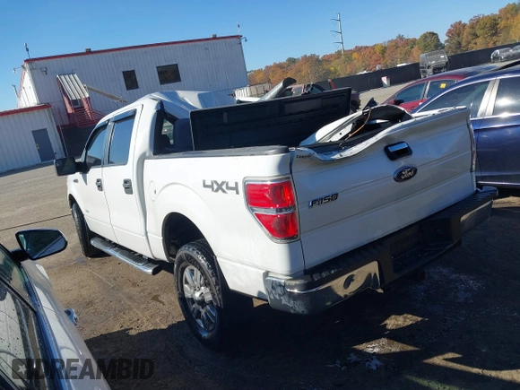 2012 Ford F-150 XL with VIN 1FTFW1ET0CFC17860, listed as a IAAI auction lot 40656242 with 37,632 mi miles. Bid and sale history available at carsss.com. Image 3.