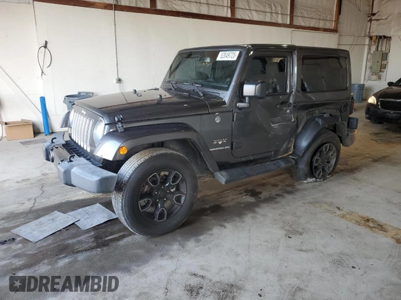 2017 Jeep Wrangler Sahara z VIN 1C4AJWBG6HL582839, wystawiony jako Copart lot #52049725 z przebiegiem 143 544 mil mil oraz Szkoda całkowita • Salvage title. Historia ofert i sprzedaży dostępna na DreamBid. Obrazek 1.