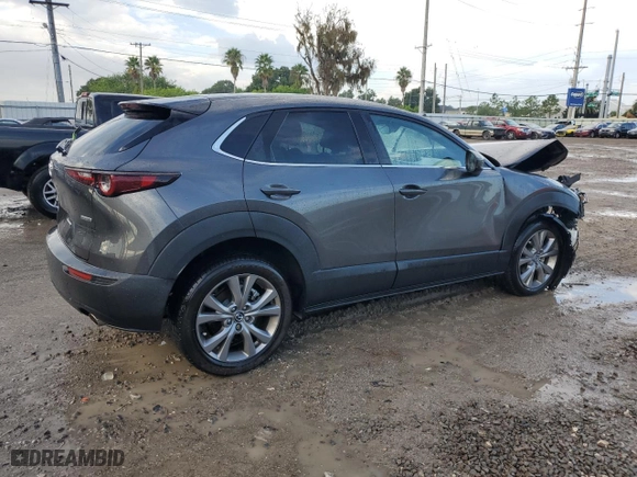 2020 Mazda CX-30 Select Package with VIN 3MVDMBCL7LM106050, listed as a Copart auction lot 71956424 with 58,414 mi miles and Salvage Title. Bid and sale history available at carsss.com. Image 3.