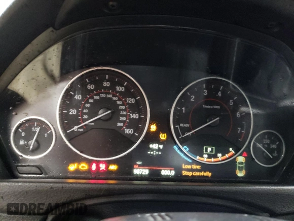 2014 BMW 4 Series 435i with VIN WBA3T3C59EP737190, listed as a Copart auction lot 47636685 with 96,729 mi miles and Salvage title. Bid and sale history available at DreamBid. Image 9.
