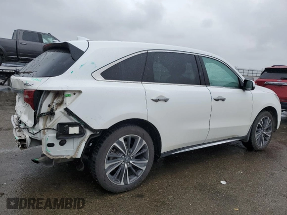 2020 Acura MDX Technology with VIN 5J8YD3H5XLL005025, listed as a Copart auction lot 47982295 with 71,064 mi miles and Salvage title. Bid and sale history available at DreamBid. Image 3.