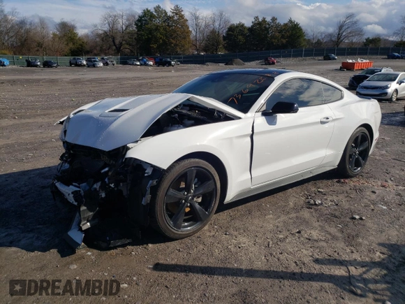 2021 Ford Mustang EcoBoost with VIN 1FA6P8TH2M5132942, listed as a Copart auction lot 73692282 with 13,512 mi miles. Bid and sale history available at carsss.com. Image 1.