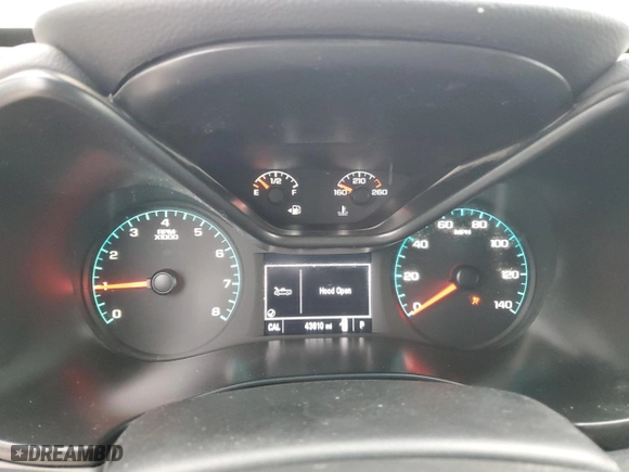 2022 Chevrolet Colorado 2WD Work Truck with VIN 1GCGSBEN9N1150506, listed as a Copart auction lot 46580195 with 43,610 mi miles and Salvage Title. Bid and sale history available at carsss.com. Image 9.