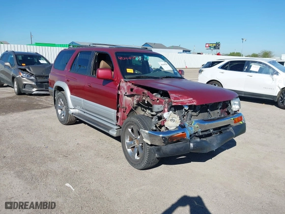 1997 Toyota 4Runner Limited with VIN JT3GN87RXV0043193, listed as a IAAI auction lot 40449985 with 210,983 mi miles. Bid and sale history available at carsss.com. Image 1.