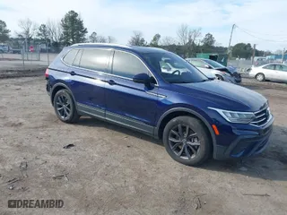 2022 Volkswagen Tiguan SE with VIN 3VV3B7AX4NM062714, listed as a IAAI auction lot 41173705 with 69,264 mi miles. Bid and sale history available at carsss.com. Image 1.