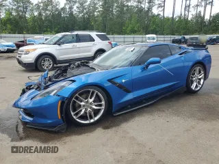 2014 Chevrolet Corvette Z51 2LT with VIN 1G1YJ2D70E5104588, listed as a Copart auction lot 53087515 with Not provided miles and Salvage title. Bid and sale history available at DreamBid. Image 1.