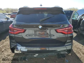 2020 BMW X3 M Competition with VIN 5YMTS0C02LLT10552, listed as a Copart auction lot 52524414 with 0 mi miles. Bid and sale history available at carsss.com. Image 6.