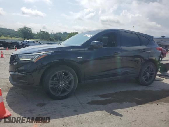 2019 Acura RDX w/A-Spec Pkg z VIN 5J8TC2H60KL008496, wystawiony jako Copart lot #61022175 z przebiegiem 52 171 mil mil oraz Czysty tytuł • Clean title. Historia ofert i sprzedaży dostępna na DreamBid. Obrazek 1.