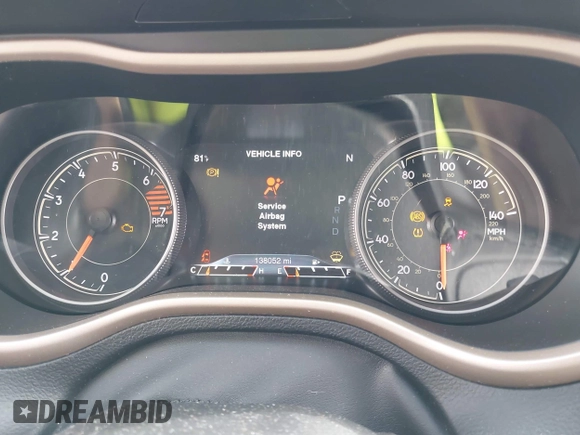 2017 Jeep Cherokee Limited с VIN 1C4PJMDB3HD227220, выставлен на аукционе IAAI как лот 42263278 с пробегом 138 052 миль миль и . История ставок и продаж доступна на DreamBid. Изображение 7.