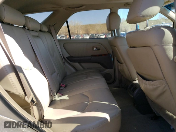 2001 Lexus RX 300 with VIN JTJHF10U910181642, listed as a Copart auction lot 52896115 with 187,019 mi miles and Salvage Title. Bid and sale history available at DreamBid. Image 11.