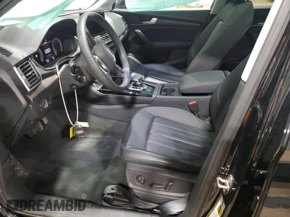 2024 Audi Q5 Premium Plus with VIN WA1BBAFY6R2017287, listed as a Copart auction lot 49304225 with 13,313 mi miles and Salvage title. Bid and sale history available at DreamBid. Image 7.