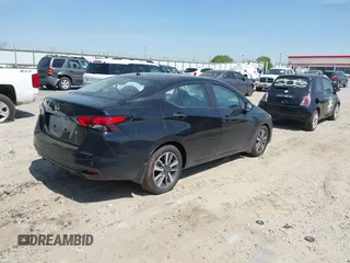 2024 Nissan Versa S with VIN 3N1CN8DV9RL849940, listed as a IAAI auction lot 41910940 with 5,087 mi miles and . Bid and sale history available at DreamBid. Image 4.