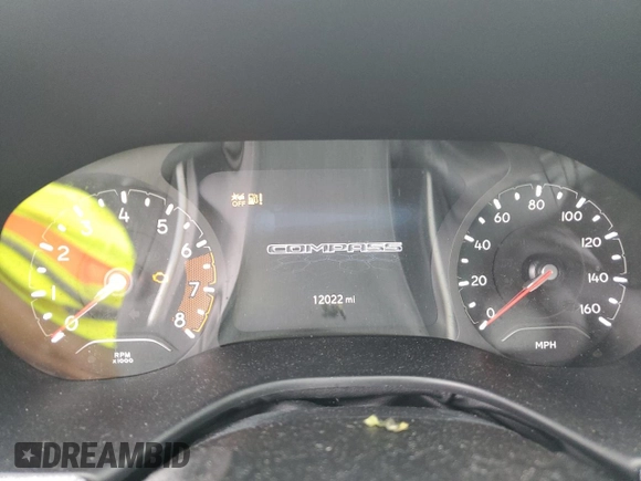 2023 Jeep Compass Latitude Lux с VIN 3C4NJDFN7PT544666, выставлен на аукционе Copart как лот 56921905 с пробегом 12 022 миль миль и Списание • Salvage title. История ставок и продаж доступна на DreamBid. Изображение 9.