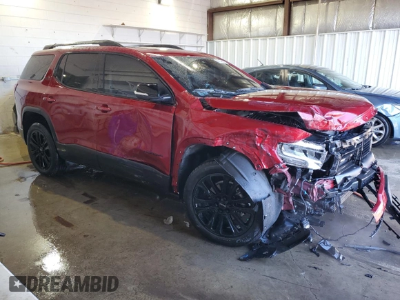 2023 GMC Acadia SLT with VIN 1GKKNUL44PZ123567, listed as a Copart auction lot 46198215 with 27,649 mi miles and Salvage Title. Bid and sale history available at DreamBid. Image 4.