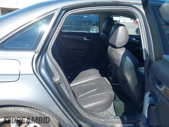 2014 Audi A4 Premium Plus with VIN WAUFFAFL1EN008938, listed as a IAAI auction lot 41602630 with 1 mi miles. Bid and sale history available at carsss.com. Image 8.