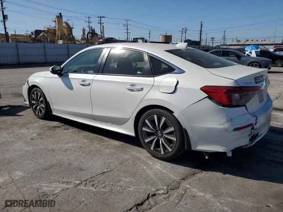 2022 Honda Civic Sedan EX with VIN JHMFE1F72NX000939, listed as a Copart auction lot 52257285 with 37,273 mi miles and Salvage Title. Bid and sale history available at carsss.com. Image 2.