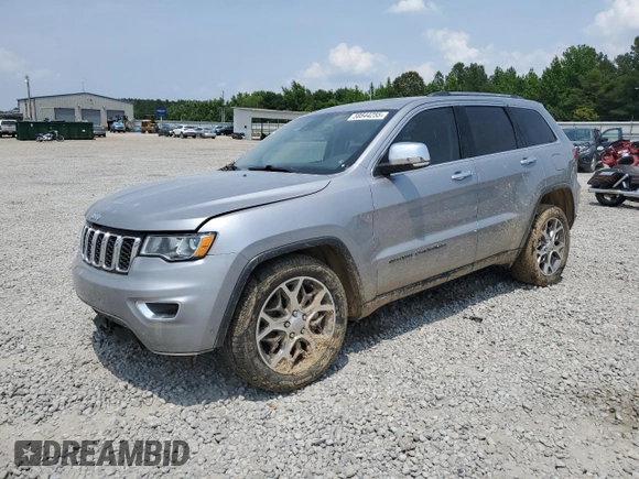 2021 Jeep Grand Cherokee Limited with VIN 1C4RJEBG4MC844459, listed as a Copart auction lot 58844255 with 52,580 mi miles and Salvage title. Bid and sale history available at DreamBid. Image 1.