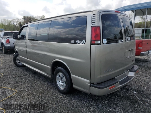 2002 GMC Savana z VIN 1GDFG65R221108418, wystawiony jako Copart lot #51793385 z przebiegiem 150 466 mil mil oraz Szkoda całkowita • Salvage title. Historia ofert i sprzedaży dostępna na DreamBid. Obrazek 2.