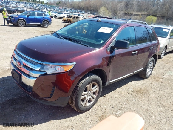 2011 Ford Edge SE with VIN 2FMDK3GC3BBB17596, listed as a IAAI auction lot 42044572 with 189,745 mi miles. Bid and sale history available at carsss.com. Image 2.