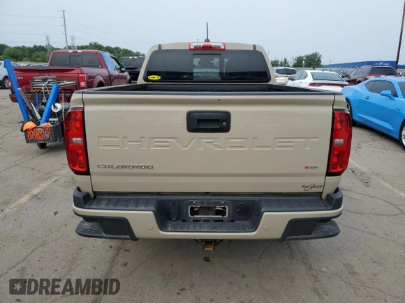 2022 Chevrolet Colorado 4WD Z71 with VIN 1GCGTDEN3N1204066, listed as a Copart auction lot 60720965 with 32,556 mi miles and Clean title. Bid and sale history available at DreamBid. Image 6.