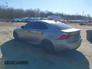2017 Lexus IS with VIN JTHCM1D21H5023173, listed as a IAAI auction lot 41824224 with 138,629 mi miles. Bid and sale history available at carsss.com. Image 3.
