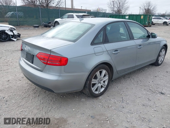 2010 Audi A4 2.0T Premium with VIN WAUBFAFL8AN012882, listed as a IAAI auction lot 41797232 with 189,406 mi miles. Bid and sale history available at carsss.com. Image 4.