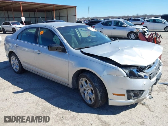 2010 Ford Fusion SE with VIN 3FAHP0HA7AR390002, listed as a IAAI auction lot 41725117 with 1 mi miles. Bid and sale history available at carsss.com. Image 1.
