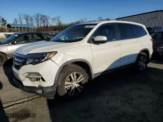 2018 Honda Pilot EX-L with VIN 5FNYF5H54JB021323, listed as a Copart auction lot 43688215 with 129,420 mi miles and Salvage Title. Bid and sale history available at carsss.com. Image 1.