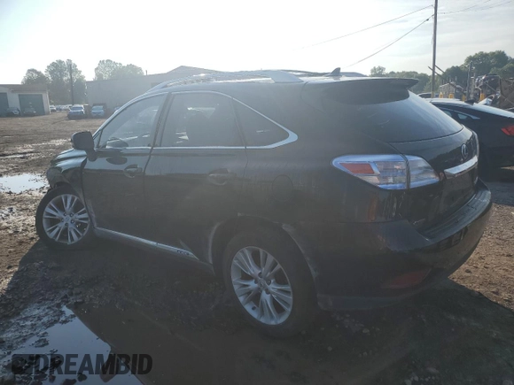 2011 Lexus RX 450h z VIN JTJBC1BA0B2041048, wystawiony jako Copart lot #63090535 z przebiegiem 202 422 mil mil oraz Szkoda całkowita • Salvage title. Historia ofert i sprzedaży dostępna na DreamBid. Obrazek 2.