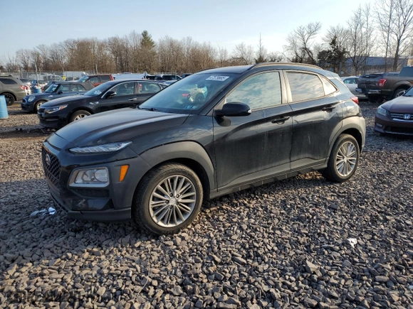 2019 Hyundai Kona SEL with VIN KM8K2CAA3KU366280, listed as a Copart auction lot 47579685 with 82,880 mi miles and Salvage Title. Bid and sale history available at carsss.com. Image 1.