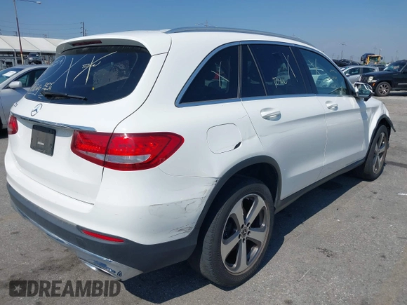 2018 Mercedes-Benz GLC 300 with VIN WDC0G4JB5JV052936, listed as a IAAI auction lot 42208183 with 64,578 mi miles and . Bid and sale history available at DreamBid. Image 4.