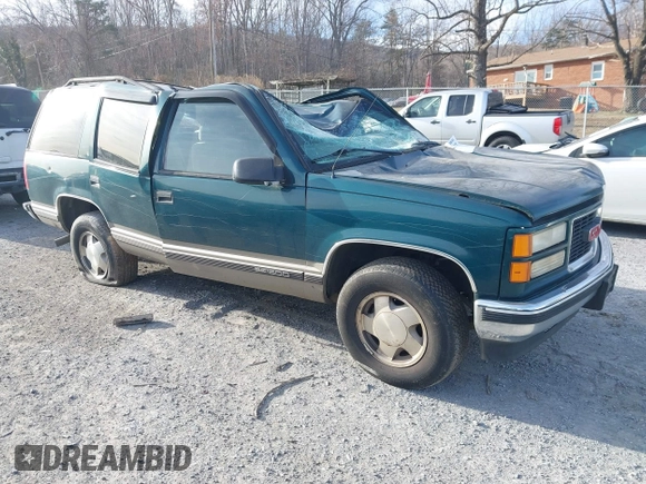 1998 GMC Yukon z VIN 1GKEK13R2WJ731178, wystawiony jako IAAI lot #41339082 z przebiegiem 291 604 mil mil oraz . Historia ofert i sprzedaży dostępna na DreamBid. Obrazek 1.