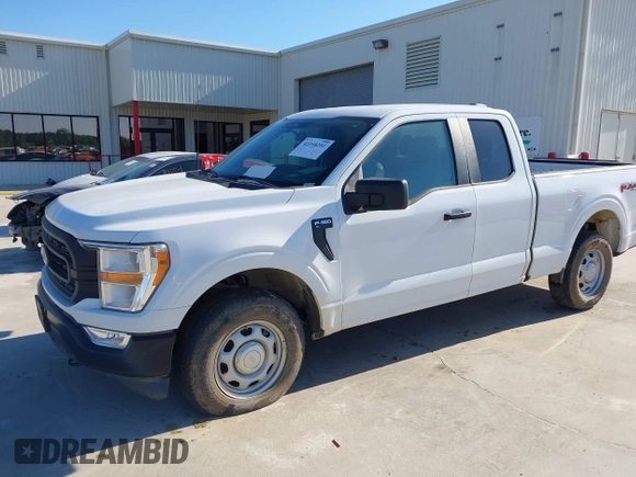 2022 Ford F-150 XL with VIN 1FTFX1E8XNKE11055, listed as a IAAI auction lot 42168201 with 50,640 mi miles and . Bid and sale history available at DreamBid. Image 6.