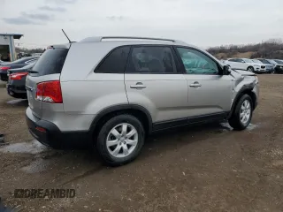 2013 Kia Sorento LX with VIN 5XYKT3A62DG422842, listed as a Copart auction lot 51766765 with 61,940 mi miles and Salvage Title. Bid and sale history available at carsss.com. Image 3.