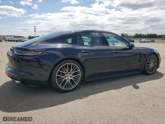 2022 Porsche Panamera with VIN WP0AJ2A75NL101632, listed as a Copart auction lot 66697374 with 24,167 mi miles and Salvage Title. Bid and sale history available at carsss.com. Image 3.
