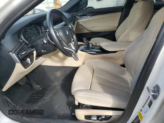 2019 BMW 5 Series 530i with VIN WBAJA5C58KWA57892, listed as a Copart auction lot 48754435 with 74,991 mi miles and Salvage Title. Bid and sale history available at DreamBid. Image 7.