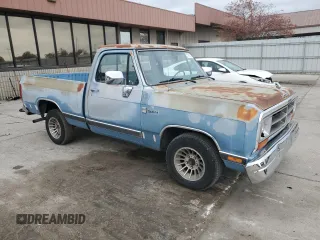 1988 Dodge D/W 100 with VIN 1B7FD04X1JS635451, listed as a Copart auction lot 77610474 with 74,691 mi miles and Non Repairable. Bid and sale history available at carsss.com. Image 4.