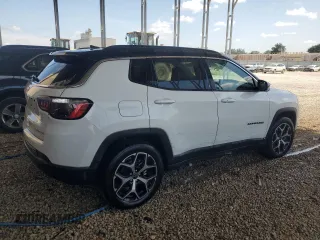 2025 Jeep Compass Limited z VIN 3C4NJDCN9ST513657, wystawiony jako Copart lot #64254485 z przebiegiem 38 078 mil mil oraz Czysty tytuł • Clean title. Historia ofert i sprzedaży dostępna na DreamBid. Obrazek 3.