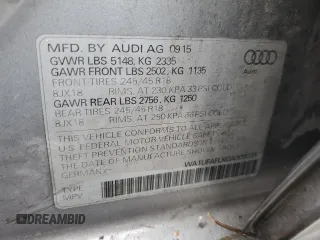 2016 Audi allroad Premium Plus with VIN WA1UFAFLXGA009035, listed as a Copart auction lot 45012145 with 113,131 mi miles and Salvage Title. Bid and sale history available at carsss.com. Image 14.
