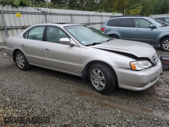 1999 Acura TL with VIN 19UUA5641XA017269, listed as a Copart auction lot 64326504 with 70,743 mi miles and Clean Title. Bid and sale history available at carsss.com. Image 4.