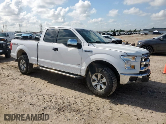 2017 Ford F-150 XL with VIN 1FTEX1EP3HKC92899, listed as a Copart auction lot 58803745 with 190,419 mi miles and Salvage title. Bid and sale history available at DreamBid. Image 4.