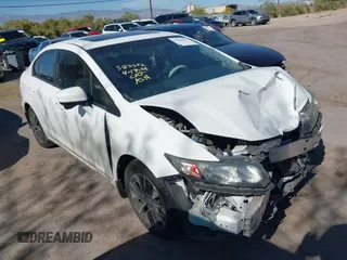 2015 Honda Civic EX z VIN 19XFB2F86FE008200, wystawiony jako IAAI lot #42086491 z przebiegiem Nie podano mil oraz . Historia ofert i sprzedaży dostępna na DreamBid. Obrazek 1.