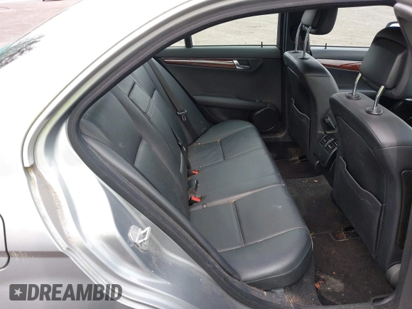 2009 Mercedes-Benz C-Class 3.0L Sport with VIN WDDGF54X19R079114, listed as a IAAI auction lot 41793301 with Not Provided miles. Bid and sale history available at carsss.com. Image 8.