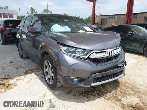 2019 Honda CR-V EX-L with VIN 2HKRW1H89KH514862, listed as a IAAI auction lot 42055663 with 20,429 mi miles. Bid and sale history available at carsss.com. Image 1.