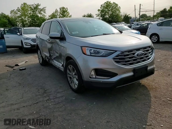 2021 Ford Edge Titanium with VIN 2FMPK4K91MBA12380, listed as a Copart auction lot 59275785 with 82,295 mi miles and Salvage title. Bid and sale history available at DreamBid. Image 15.